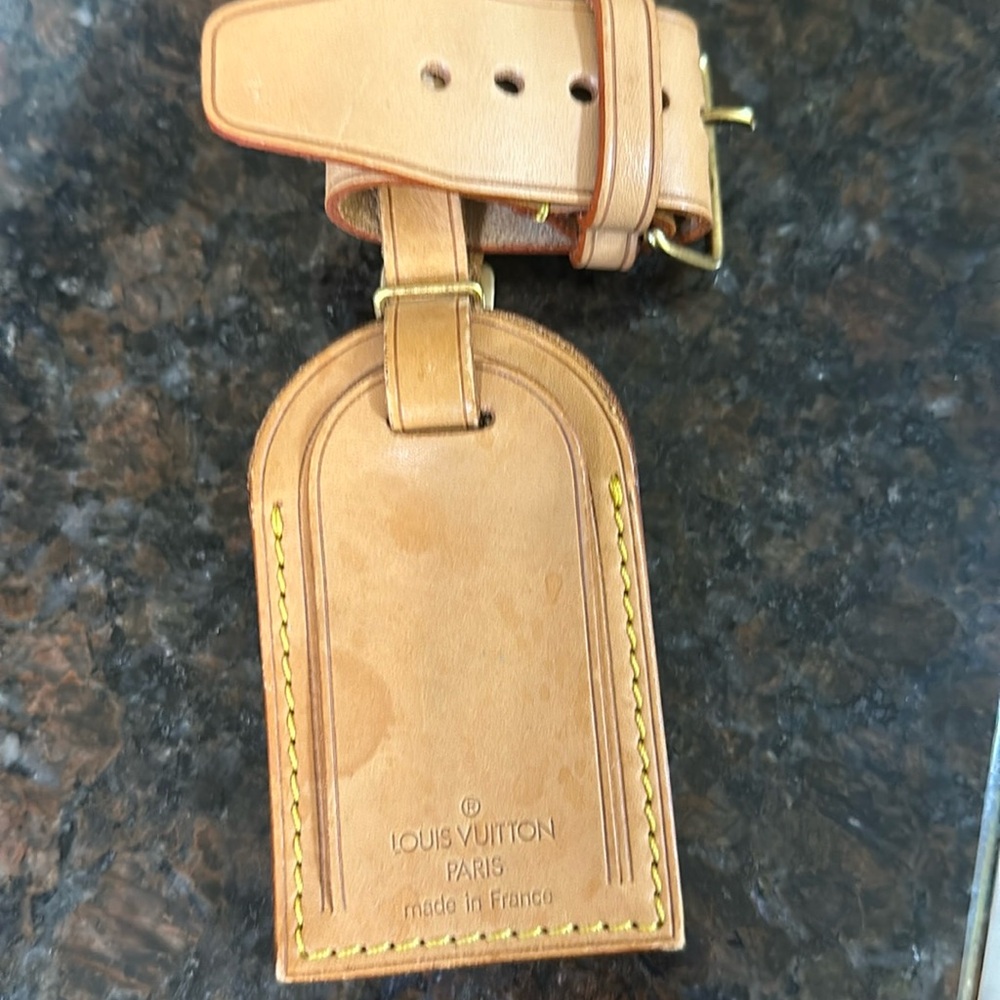 Louis Vuitton Luggage Tag and Poignet